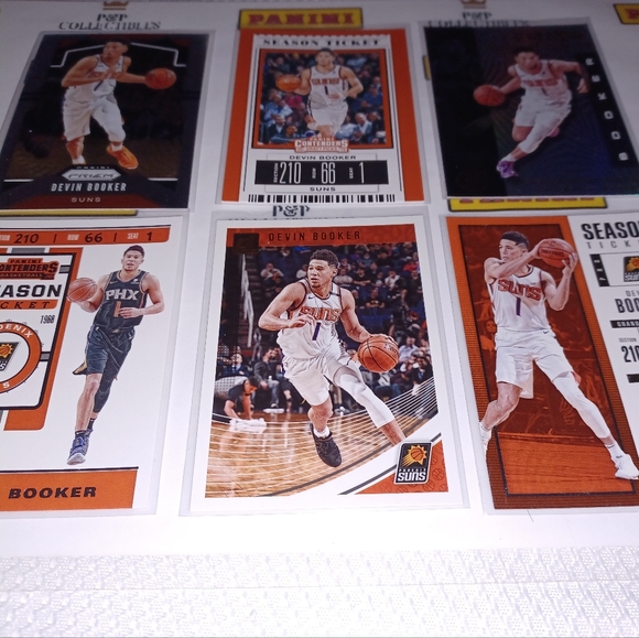 Panini Toys Devin Booker Basketball Cards Lot New Phoenix Suns Nba